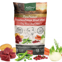 Trockenfutter Rind Mini  Hochwertiges Premium Futter für kleine Hunde