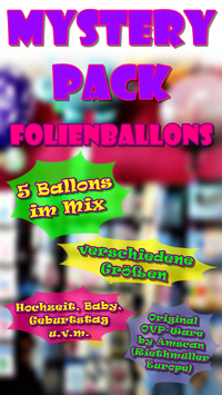 Mystery-Pack "Folienballons" (5 Stück)