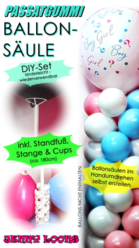 PASSATGUMMI Ballonsäule (DIY-Set)