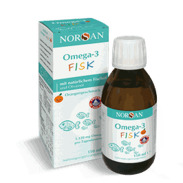 NORSAN Omega-3 FISK Öl 150 ml - für Kinder