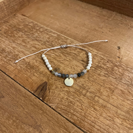 PERLENARMBAND | PERSONALISIERT | LABRADORIT