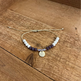 PERLENARMBAND | PERSONALISIERT | LILA