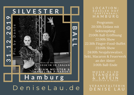 Silvester-Ball-Karte