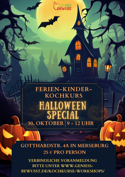 Ferienkurs für Kinder "Halloween Special - Gruselig lecker!"