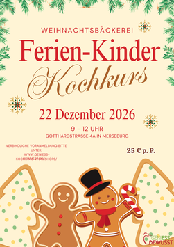Ferienkurs für Kinder "Weihnachtsbäckerei"
