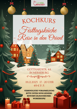 Kochkurs "Festtagsküche- Reise in den Orient"