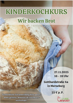 Kinderkochkurs "Wir backen Brot"