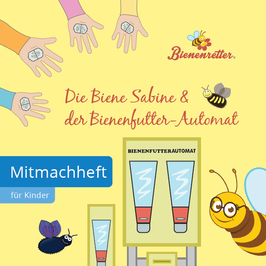 Probeexemplar Mitmachheft "Die Biene Sabine & der Bienenfutter-Automat"