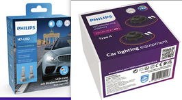 VW GOLF 6 1K, 1KM  2008-2016  Set H7 LED Philips PRO6000  mit Strassenzulassung 230% mehr Licht mit Adapterring Typ A