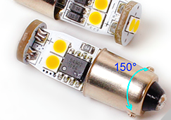 2 Stk. Kennzeichenlicht W5W-T10 canbus 12V 2.3W Swiss Made