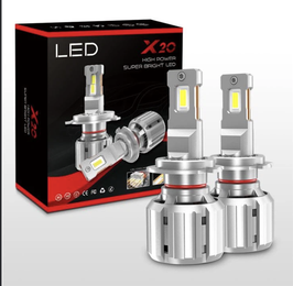 1 Set Abblendlicht für Fiat 500 H7 LED X20 CANBUS 12000LM 400% mehr Licht 12-24V 60W