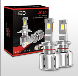 1 Set H7 LED X20 CANBUS 12000LM 400% mehr Licht 12-24V 60W