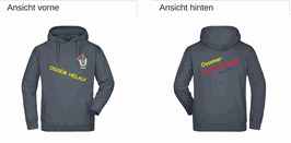 JN796OWK Hooded Sweatshirt James & Nicholson graphit