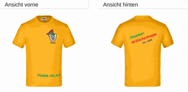 JN019OWK T-Shirt Kinder gelb