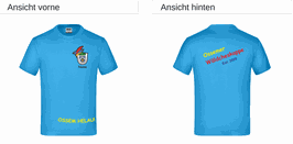 JN019OWK T-Shirt Kinder aqua