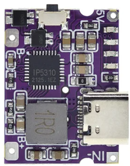 Lipo polnilec  in napajalnik USBC 3A LED