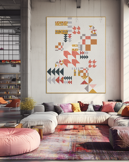 Breeze Quilt Vorbestellung Materialset (mit oder ohne Hintergrundstoff)