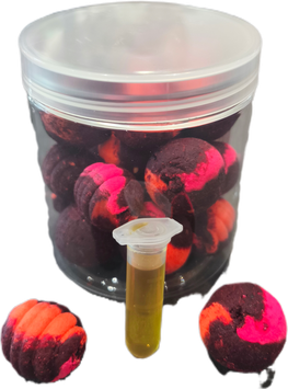 MP´s Light Hooker Insekt Erdbeere 20mm Rilli/24mm Boilie 150gr.
