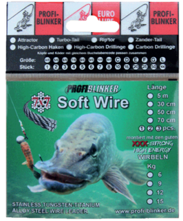 Profi-Blinker Soft-Wire Stahlvorfach 7x7