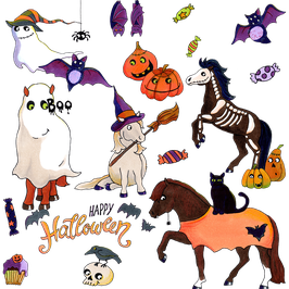Illustrations-Paket "Halloween"