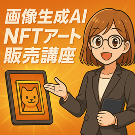画像生成AIでNFTアート販売講座