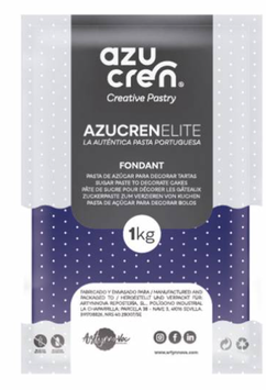 Fondant azul fuerte (azulao)1kg Azucren 1353