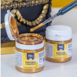 Pintura comestible oro azucren 34ml 1948