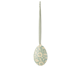 Ostereier Ornament, Blumen Türkis