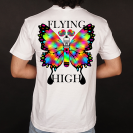 T-Shirt Flying High weiß (Backprint)