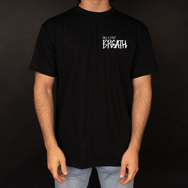 T-Shirt Take a deep Breath Dragon schwarz (Front und Backprint)
