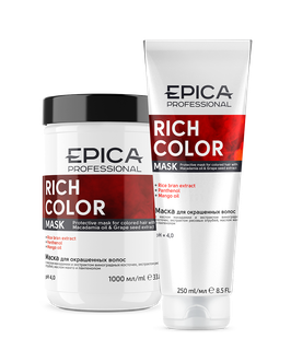 Маска EPICA RICH COLOR для окрашенных волос 1000 и 250 мл