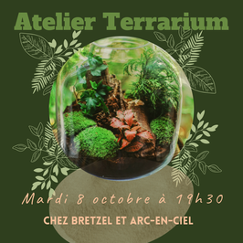 Atelier Terrarium - mardi 8 octobre à 19h30