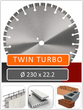 TWIN TURBO 230 X 22.2