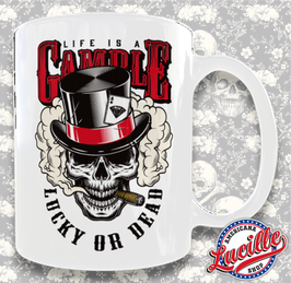 Mug Skull Gambler couleur