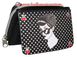 Porte monnaie Pin Up Gang black