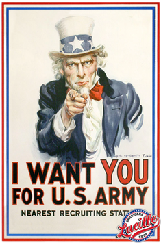 Plaque déco Uncle Sam
