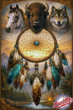 Plaque déco Native Dreamcatcher