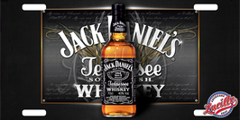 Plaque Immat Jack Daniel's Bottle