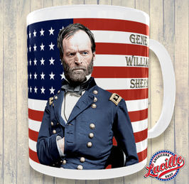 Mug US General Sherman portrait