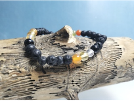 Begeisterung, Freude - Karneol Citrin Armband