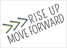 Postkarte: Rise up Move forward