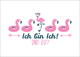 Postkarte Ich bin ich! Und du?