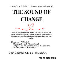 Coachingpaket: The Sound of Change