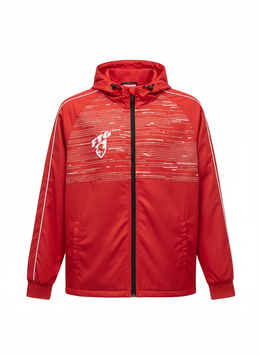 Unisex Allwetterjacke im neuen rot-weißen Design "2026" mit FTG- Logo auf der linke Brustseite - ab 35,90€