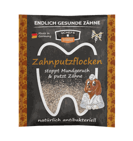 QCHEFS - Zahnputzflocken Hund Tüte