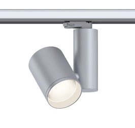 SilverLine – Pro Power LED Schienenstrahler, 33W, 3000K / 4000K, dimmbar, Silber