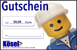 Geschenkgutschein im Wert von 50,00 Euro