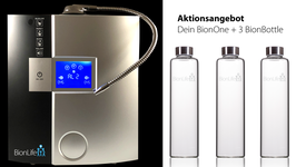 BionOne Aktionsbundle: 1 x BionOne und 3 x BionBottle