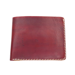 Klassische Brieftasche  rotbraun (außen) | natur (innen) Art. 0052