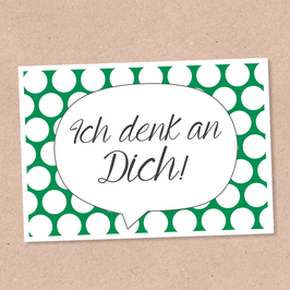 Postkarte -Denk an Dich-